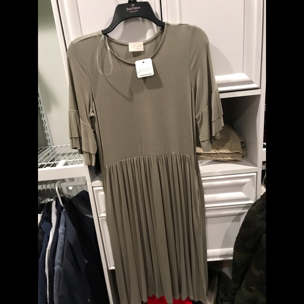 Sage green dress